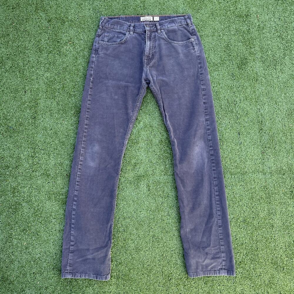 Patagonia Men’s 31x32 Organic Cotton Corduroy Straight Leg Pants Gray
